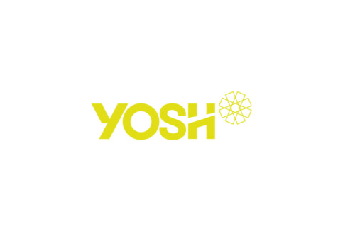 Nome empresarial e design de marca para o e-commerce YOSH, projeto de naming e branding assinado por ENTRE Design.