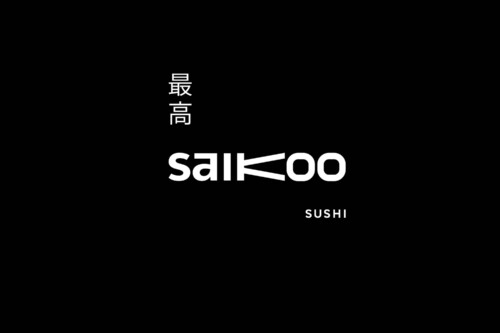Redesign de marca para o restaurante Saikoo Sushi, do chef Gustavo A. Kuss, em Joinville, combinando estética tradicional japonesa com tipografia moderna. Projeto de branding assinado por ENTRE Design.